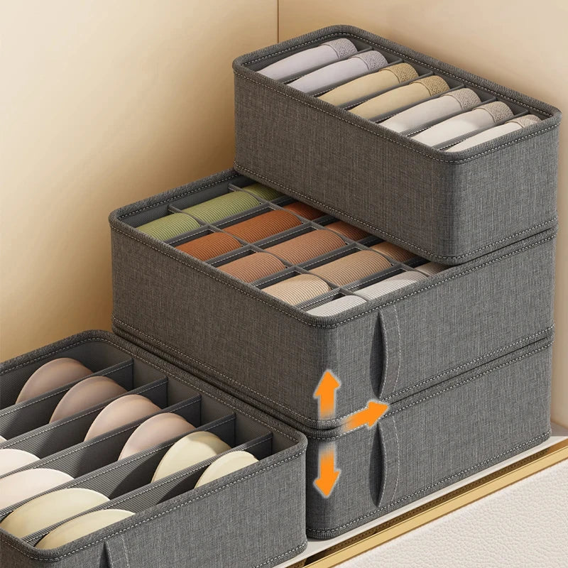 Cajas organizadoras de cajones para ropa